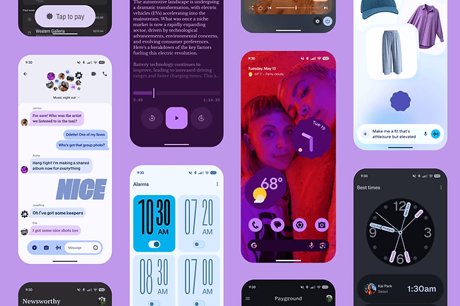  Android 16 və Material 3 Expressive Dizaynı
